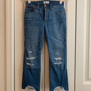 Madewell cropped jeans